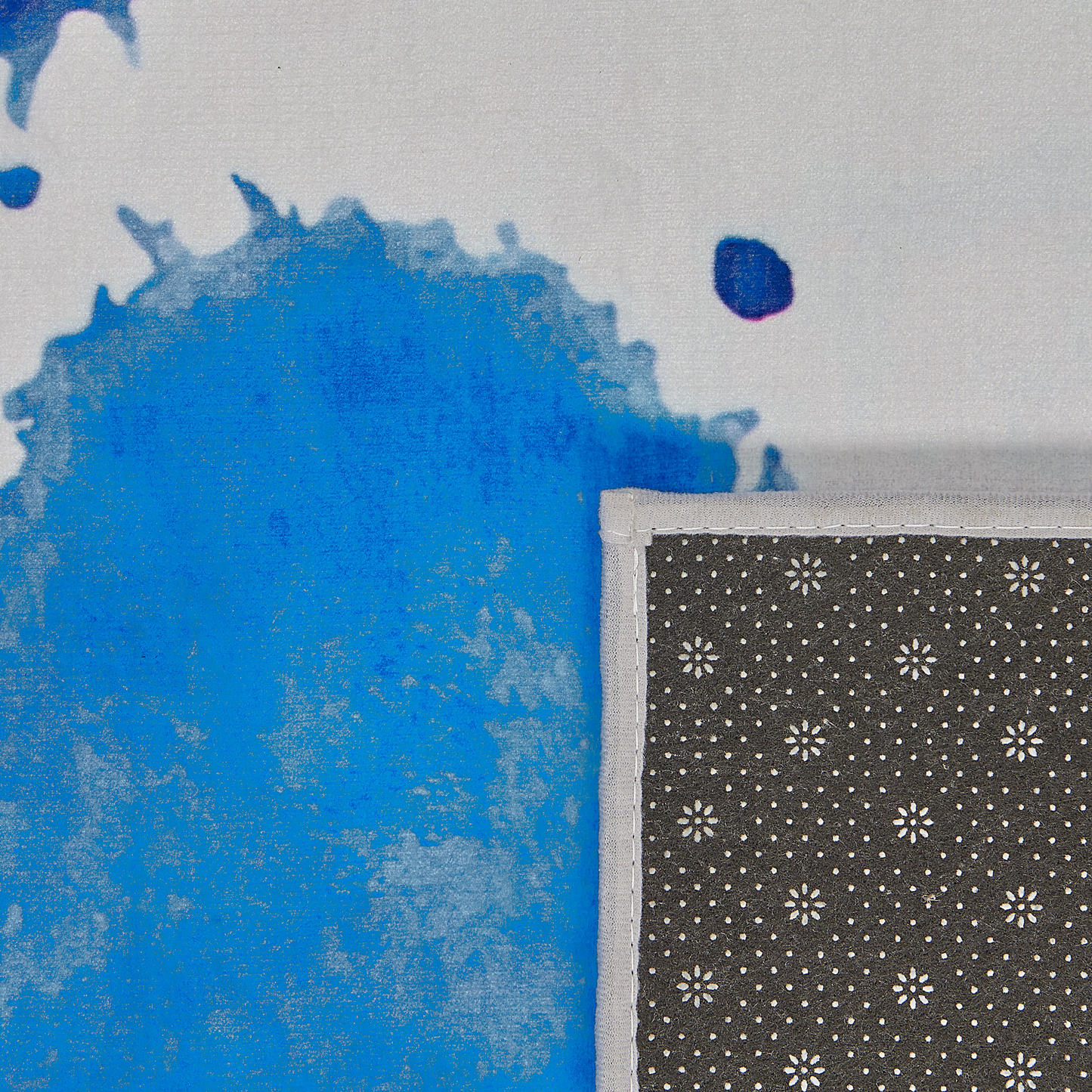 Area Rug Paint Splatter Multicolour 80 X 150cm Abstract Modern