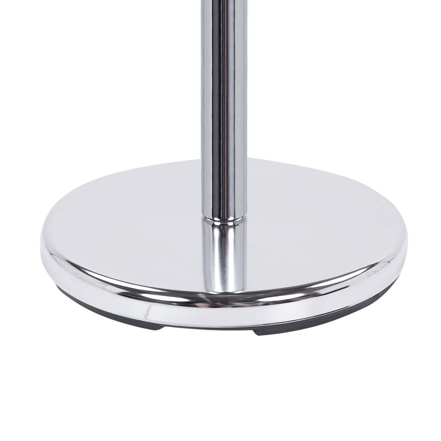 Industrial Coat Stand Silver Steel Freestanding Rack for Hallways and Entryways Modern