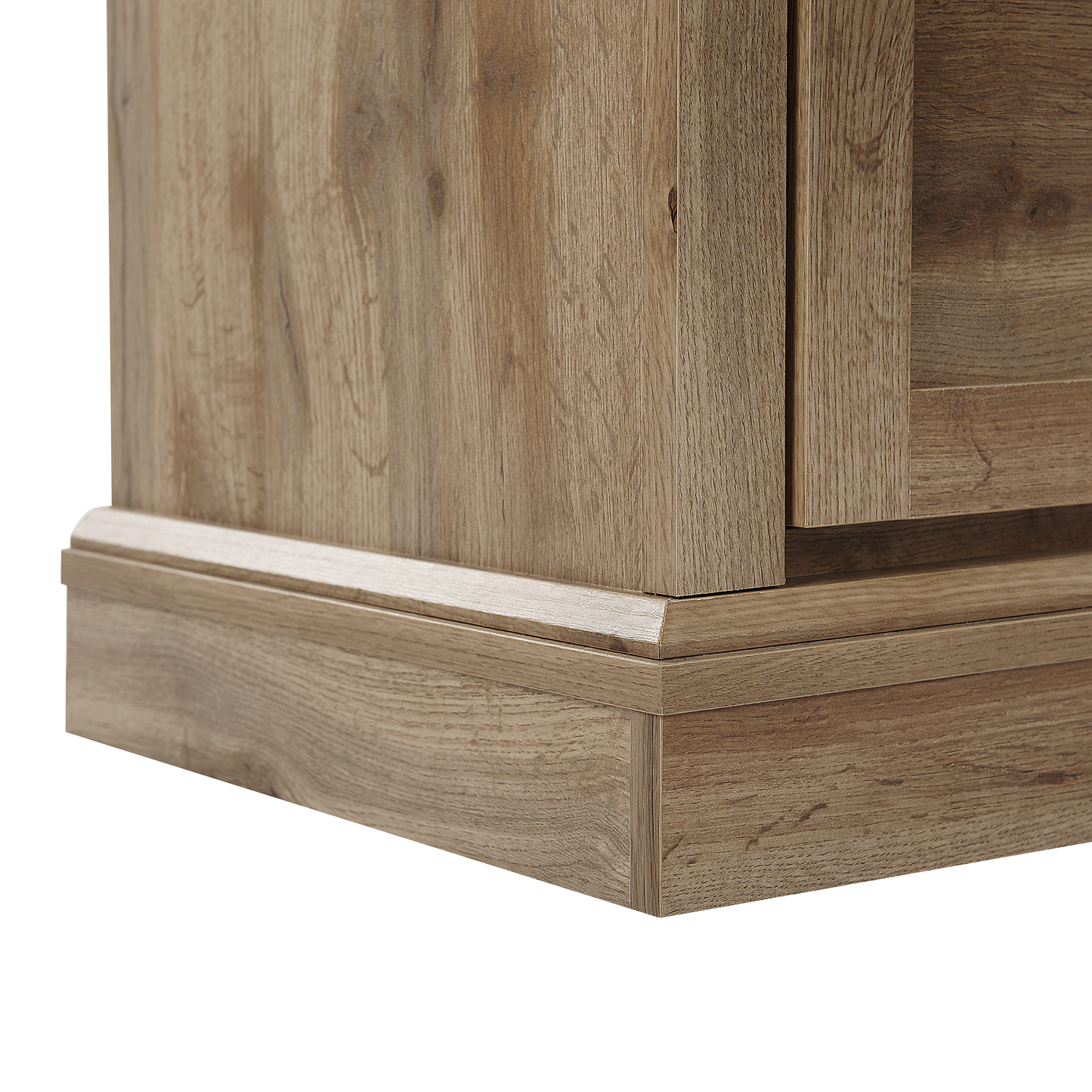 Sideboard Light Brown Oak 100 x 40 x 79cm 1 Door 2 Drawers