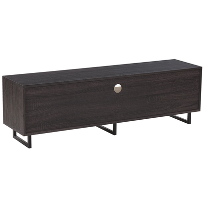 Home Dark Brown TwoTone TV Cabinet For 65 Inch TV With Storage