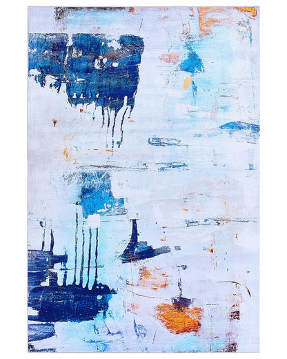 Our Multicolour Abstract Paint Effect Rug 160 x 230cm Modern