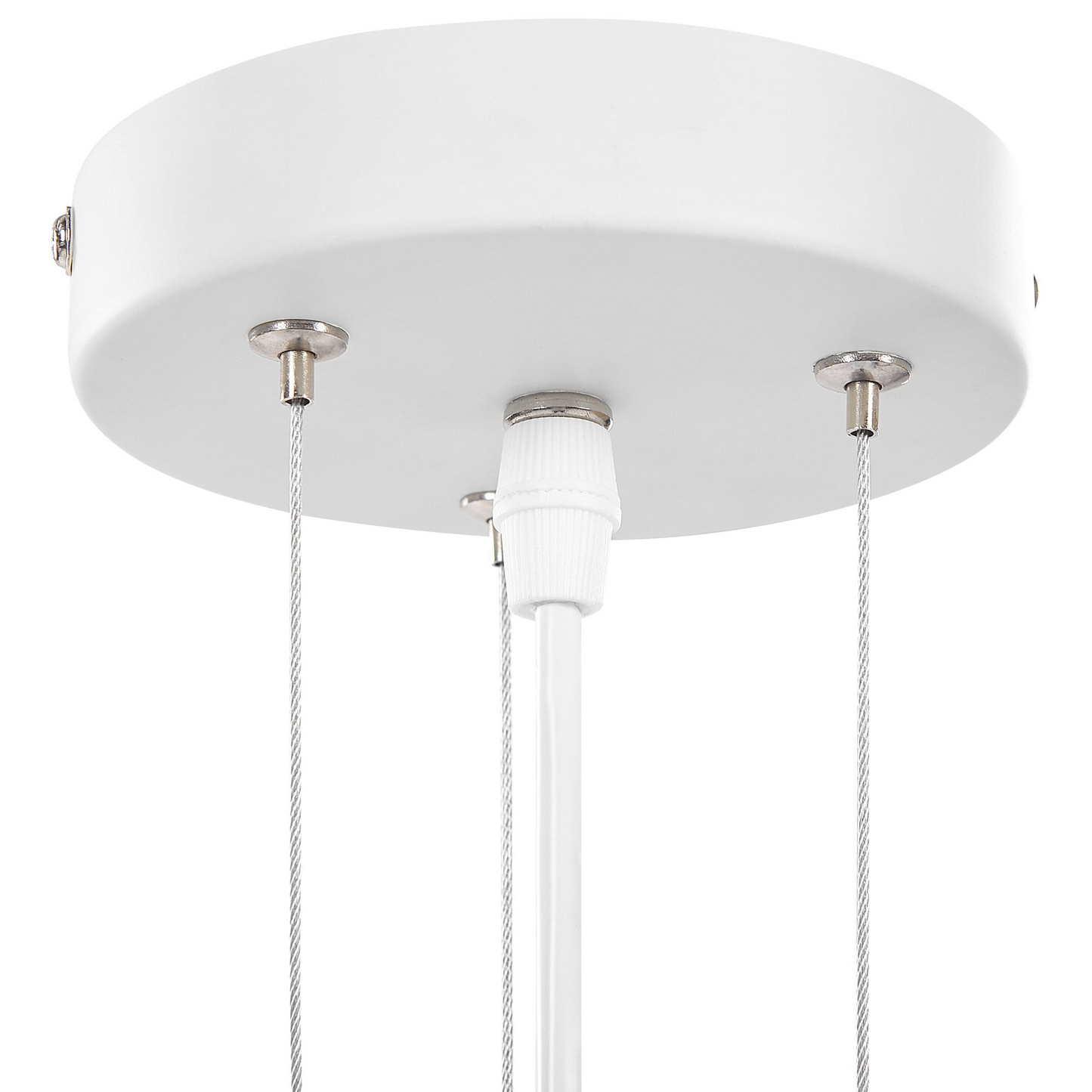 White Pine Cone Pendant Lamp With Petal Geometric Design