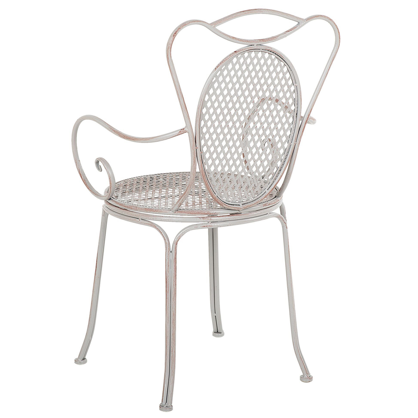 Bistro Garden Chairs Set Of 2 Grey Shabby Chic French