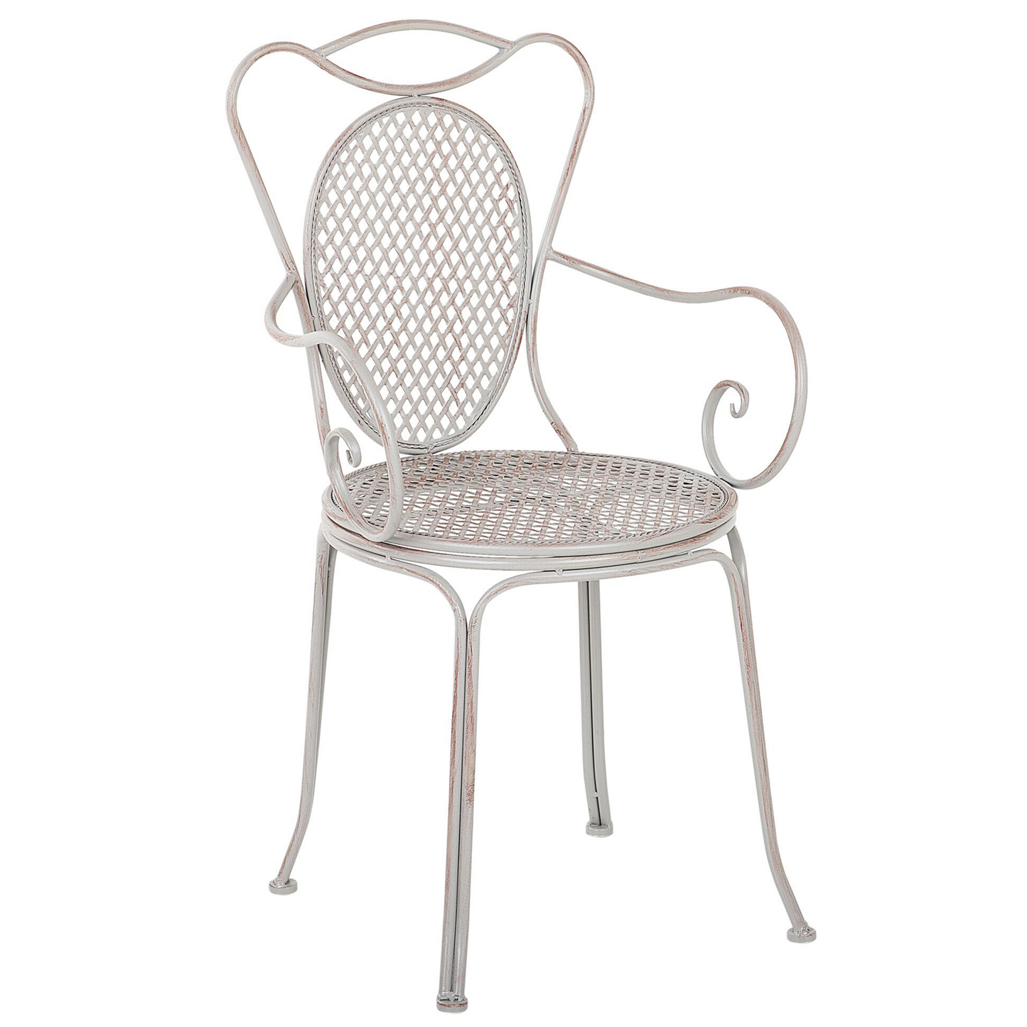 Bistro Garden Chairs Set Of 2 Grey Shabby Chic French