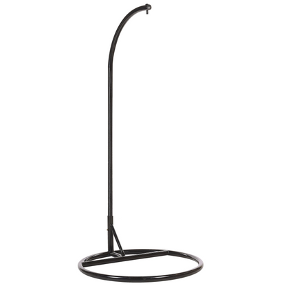 Horizon Hanging Chair Stand Black Powder-Coated Steel with Chain