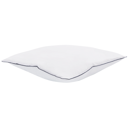 2 Pack 80 x 80 White Japara Cotton Pillows Microfibre Fill