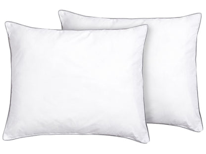 Premium Bed Pillows Set 2 50 x 60cm Cotton Soft
