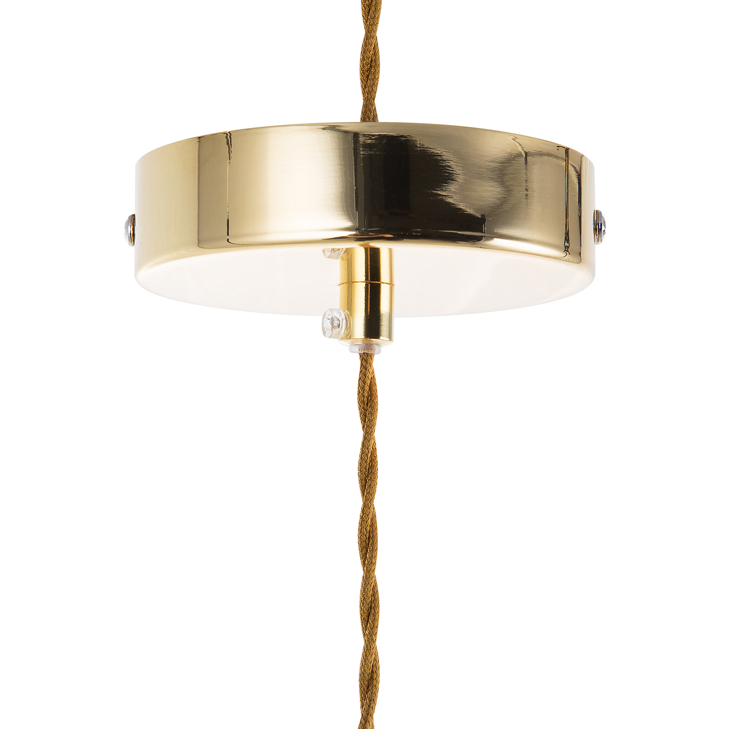 Glass Gold Pendant Lamps 2 Pack Minimalist Lighting
