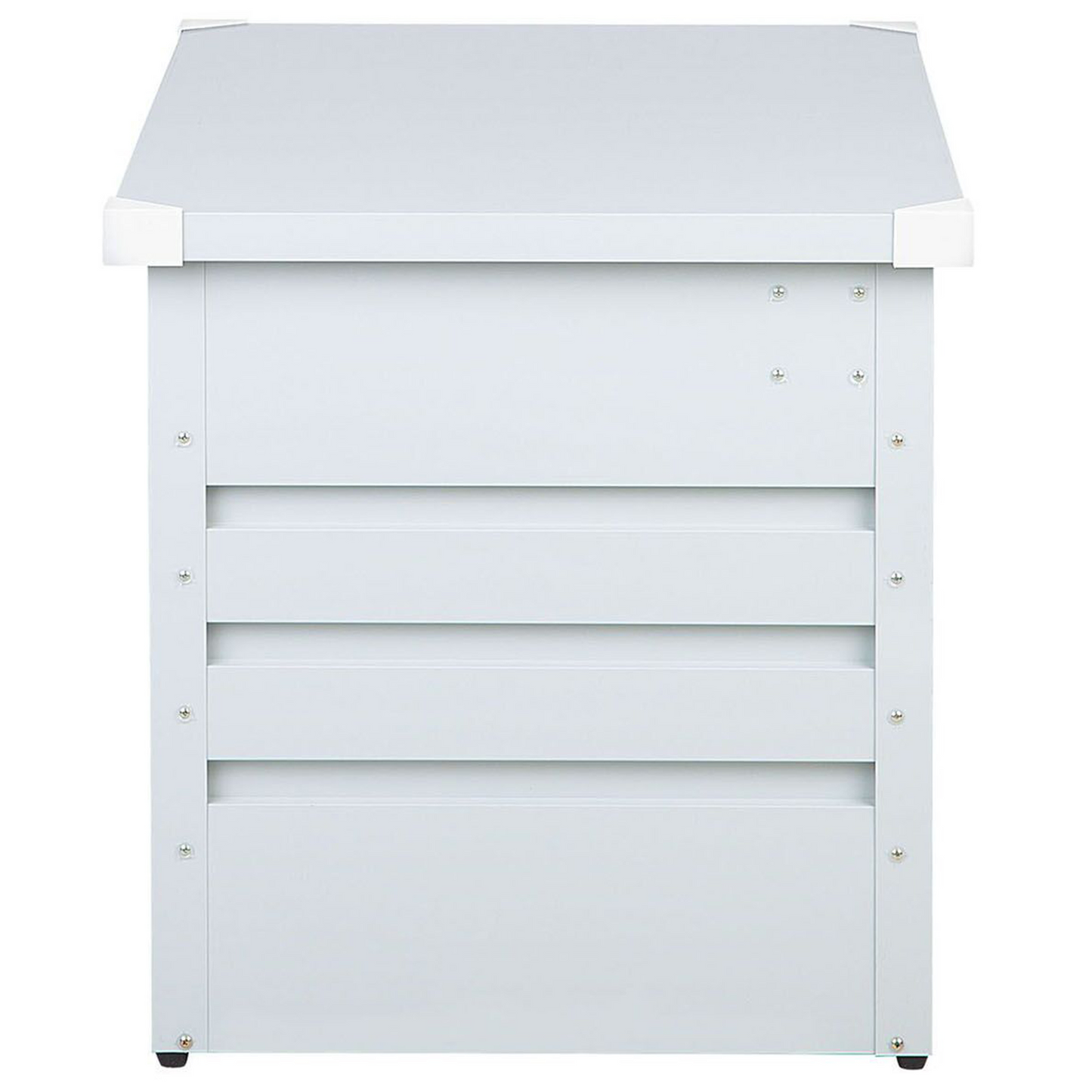 Outdoor Storage Box Galvanized Steel 600L Light Grey