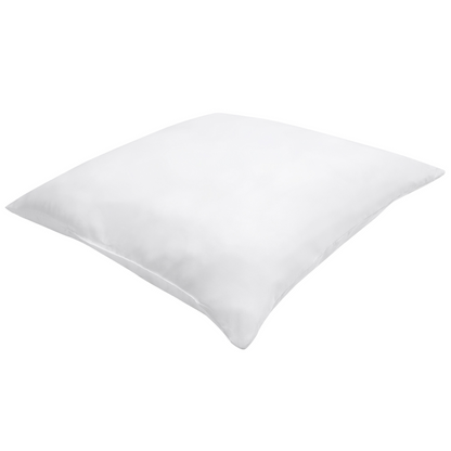 White Microfibre Pillows Set Of 2 80 x 80cm Hypoallergenic