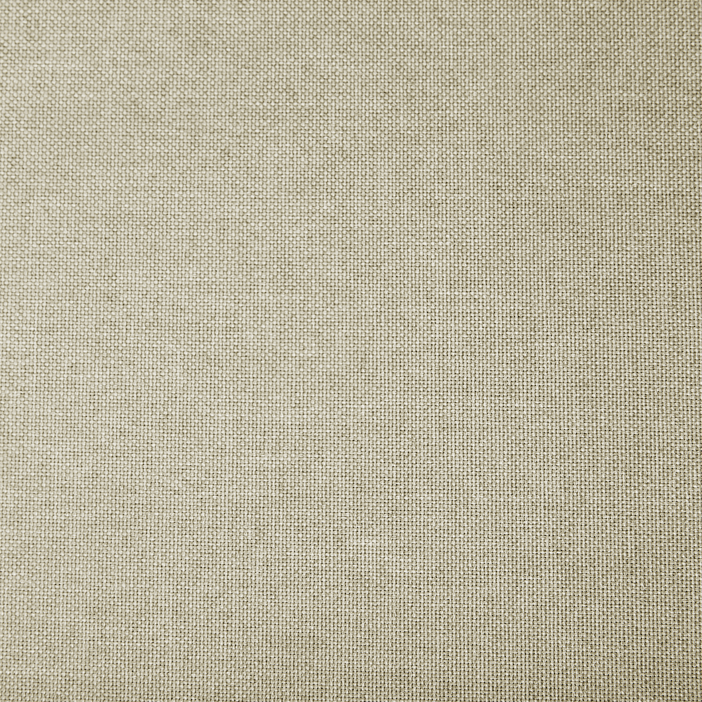 Beige Fabric Upholstered Square Ottoman Footstool Minimalist Modern With Durable Polyester Upholstery