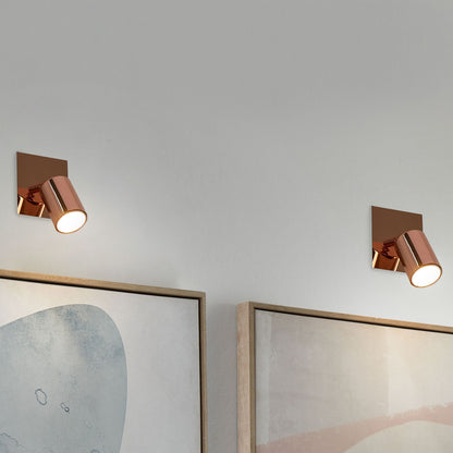 Copper Wall Lamps Set Of 2 Adjustable Sconces