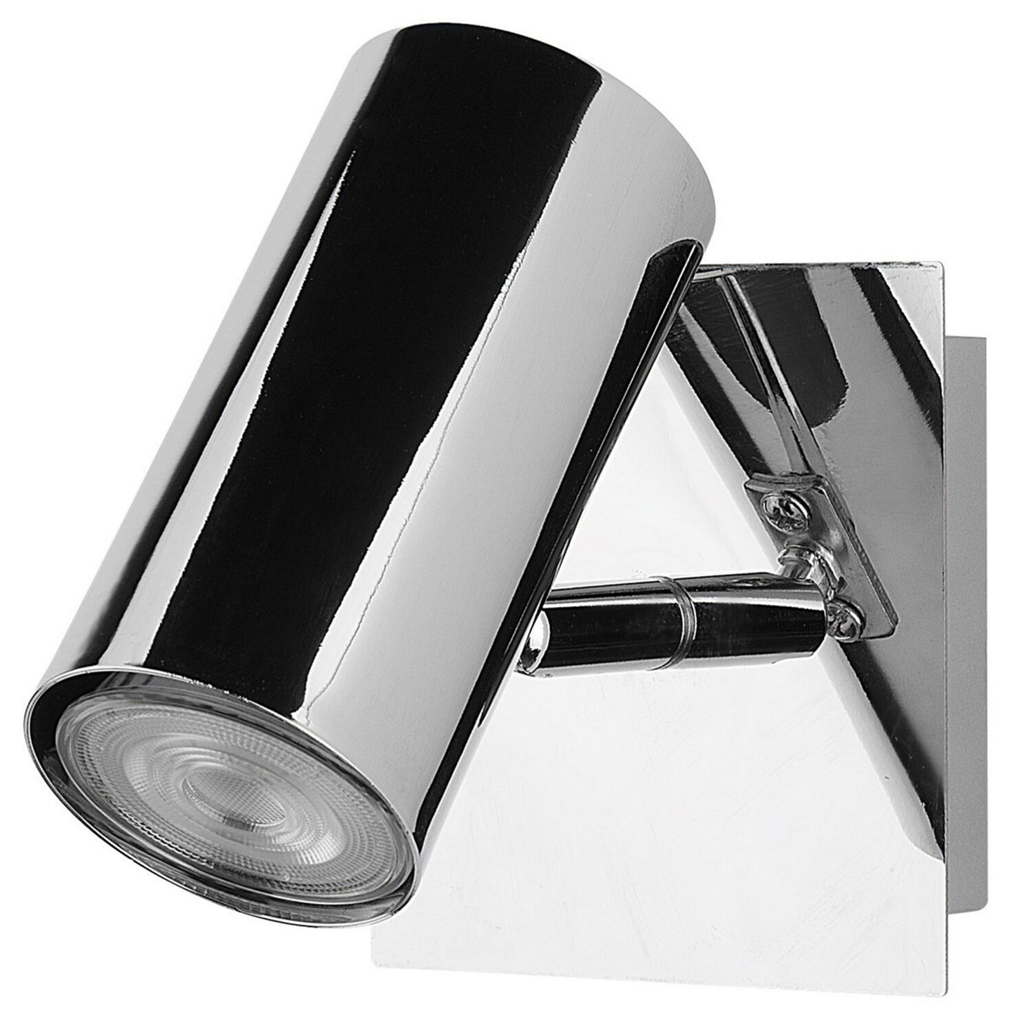 Wall Lamps Silver Metal Adjustable Glossy Spotlight Modern