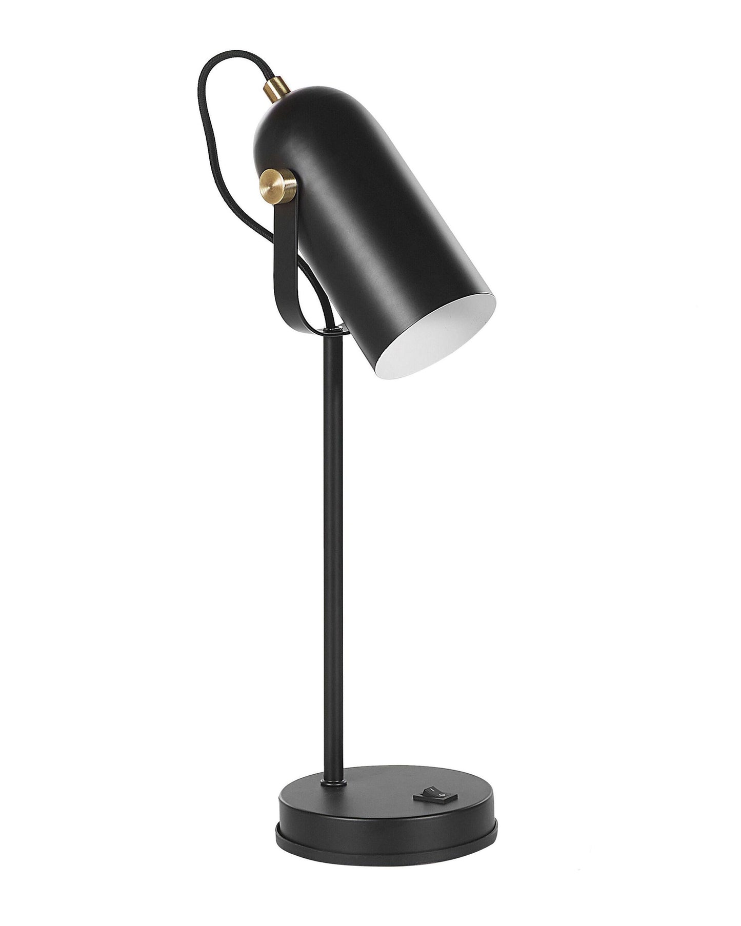 Desk Lamp Black 48cm Adjustable Industrial Spotlight