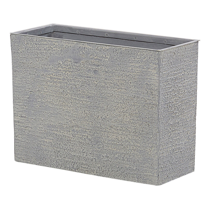 Grey Rectangular Planter 45 x 60 x 25cm Indoor Outdoor