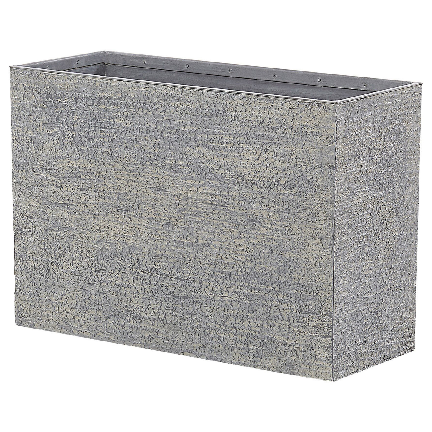 Grey Plant Pot 50 x 70 x 29cm Indoor Outdoor Rectangular