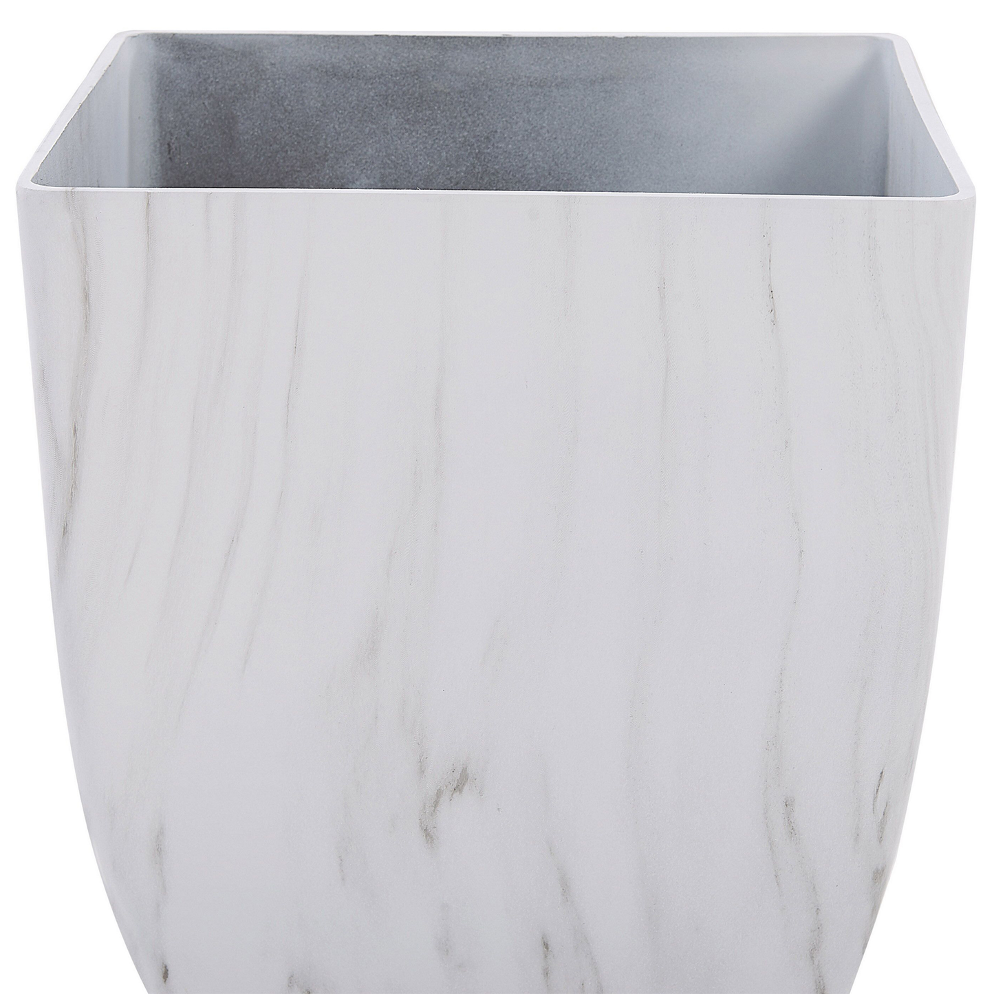 Marble Effect Plant Pot Square 28 x 34cm