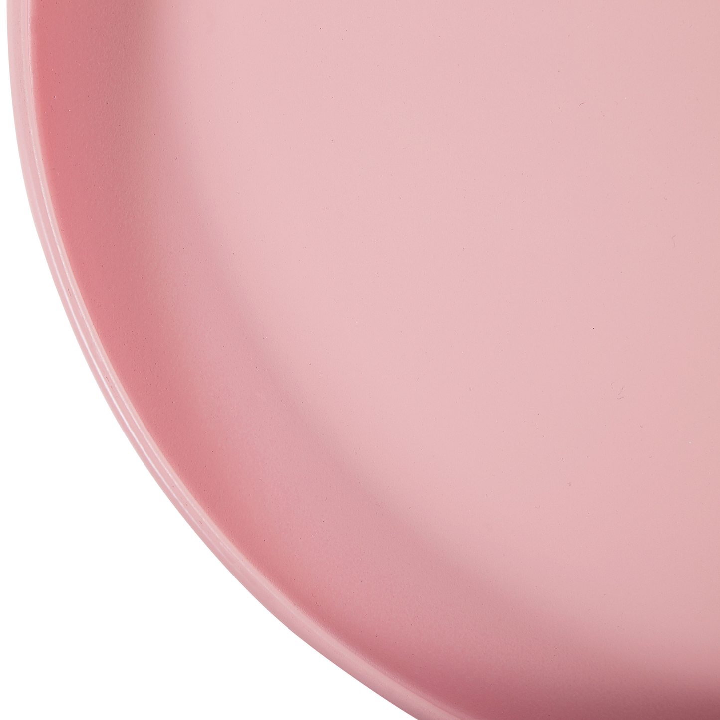 Pink Metal Garden Side Table Round 40cm Outdoor Vintage Style Elegant Patio Accent