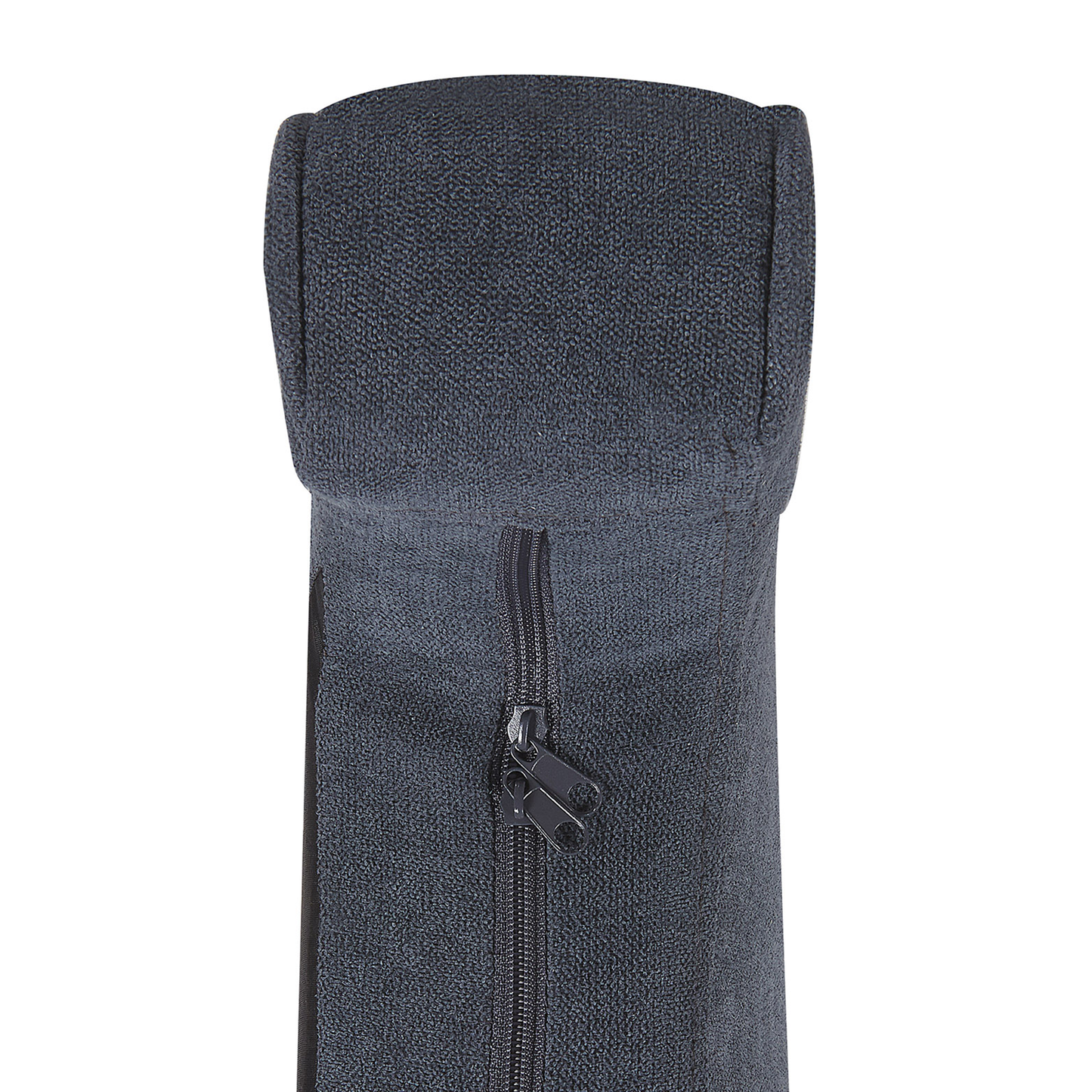 Rocking Chair Grey Fabric With Solid Wood Rockers Classic