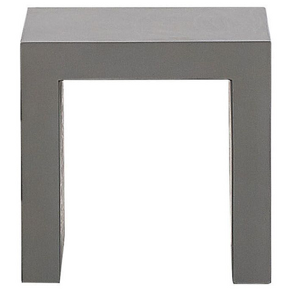 Garden Stools Set Of 2 Grey Concrete Modern Industrial