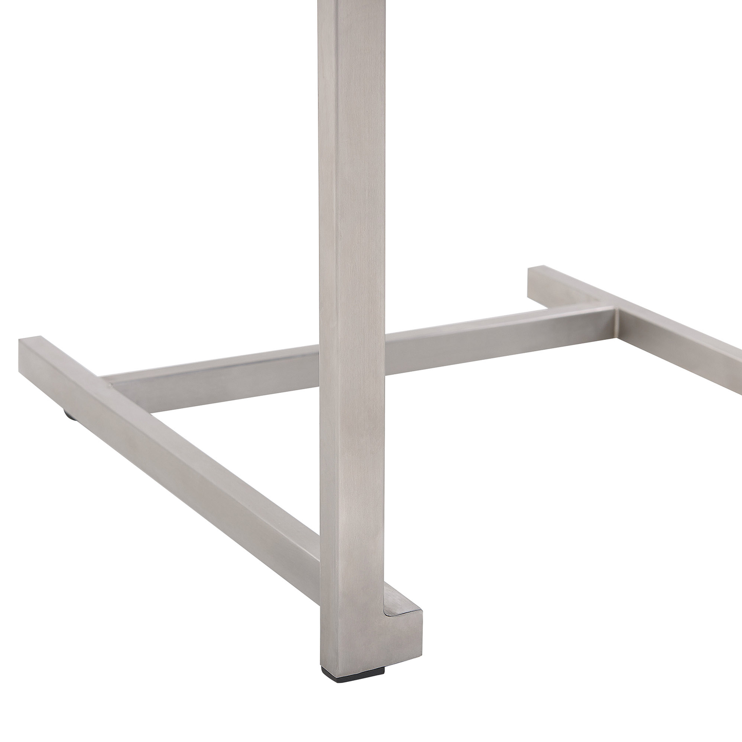Cantilever Garden Chairs Set of 2 Grey Steel Frame