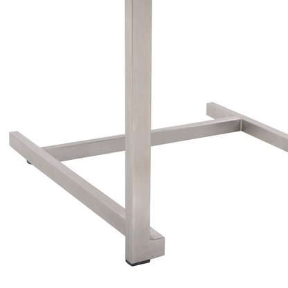 Outdoor Set of 2 Beige Garden Chairs Cantilever Steel