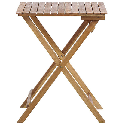 Acacia 3 Piece Folding Bistro Set With Two Chairs And Table