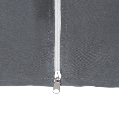 Gazebo Dark Grey Curtains Black Steel Frame 300 X 400cm Outdoor Shelter