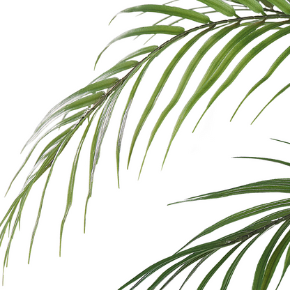 Areca Palm Artificial 124cm Green and Black