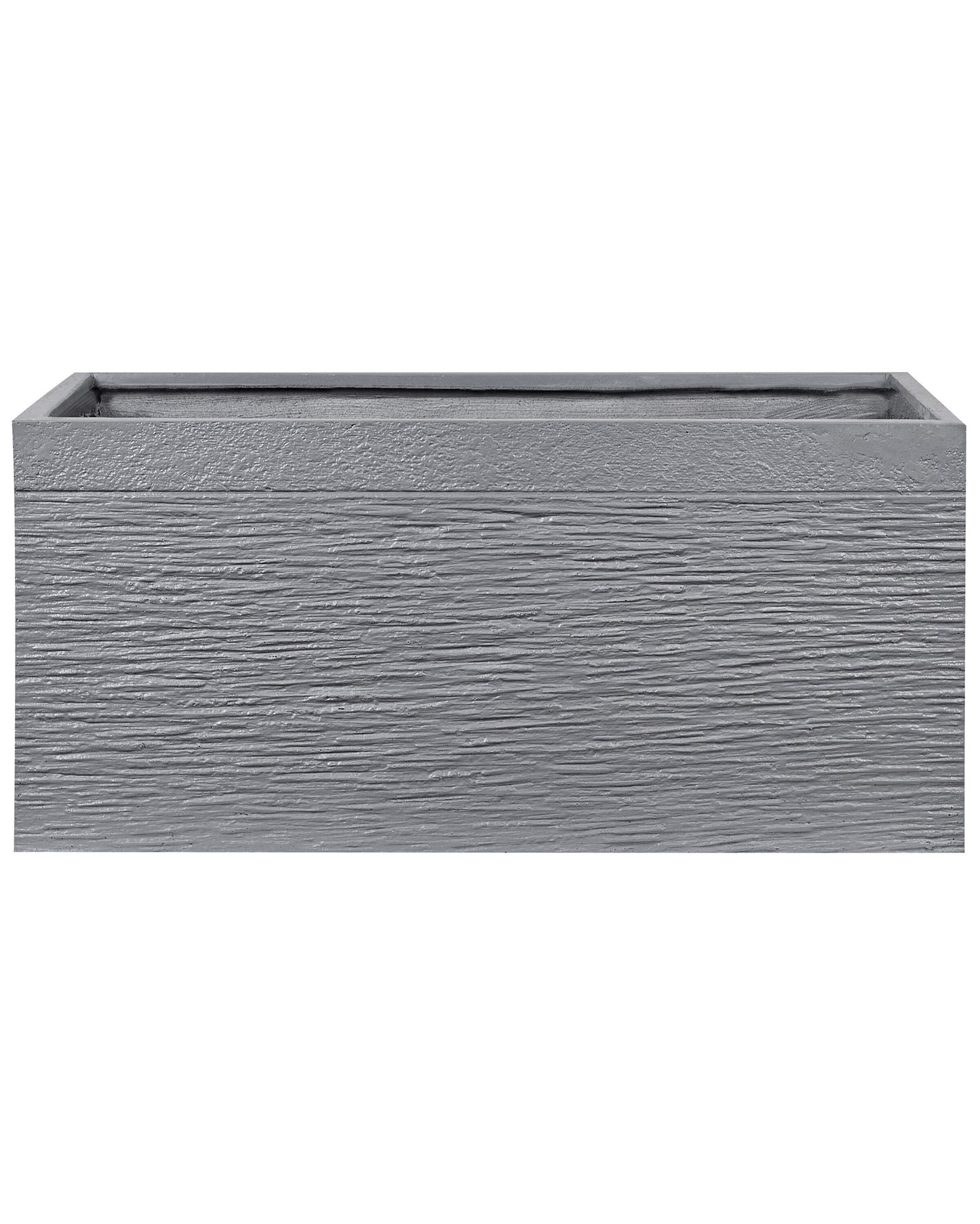 Grey Fibre Clay Plant Pot Rectangular Planter 80 x 37 x 38cm