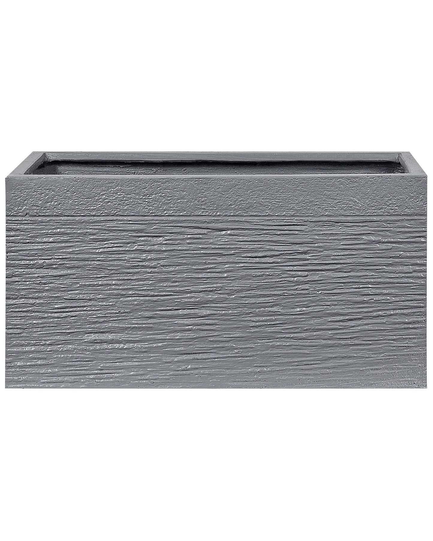 Grey Fibre Clay Plant Pot 60 x 29 x 30 Rectangular Indoor Outdoor