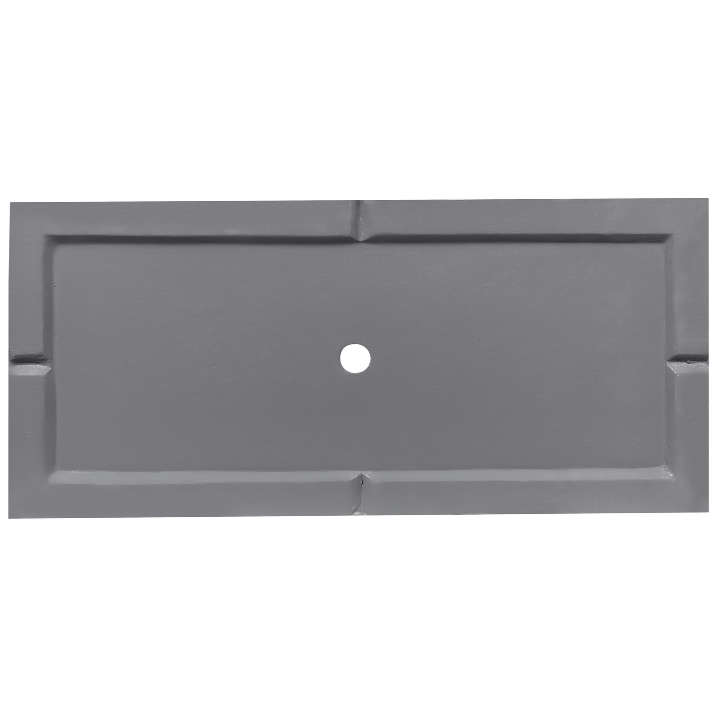 Grey Fibre Clay Plant Pot Rectangular Planter 80 x 37 x 38cm