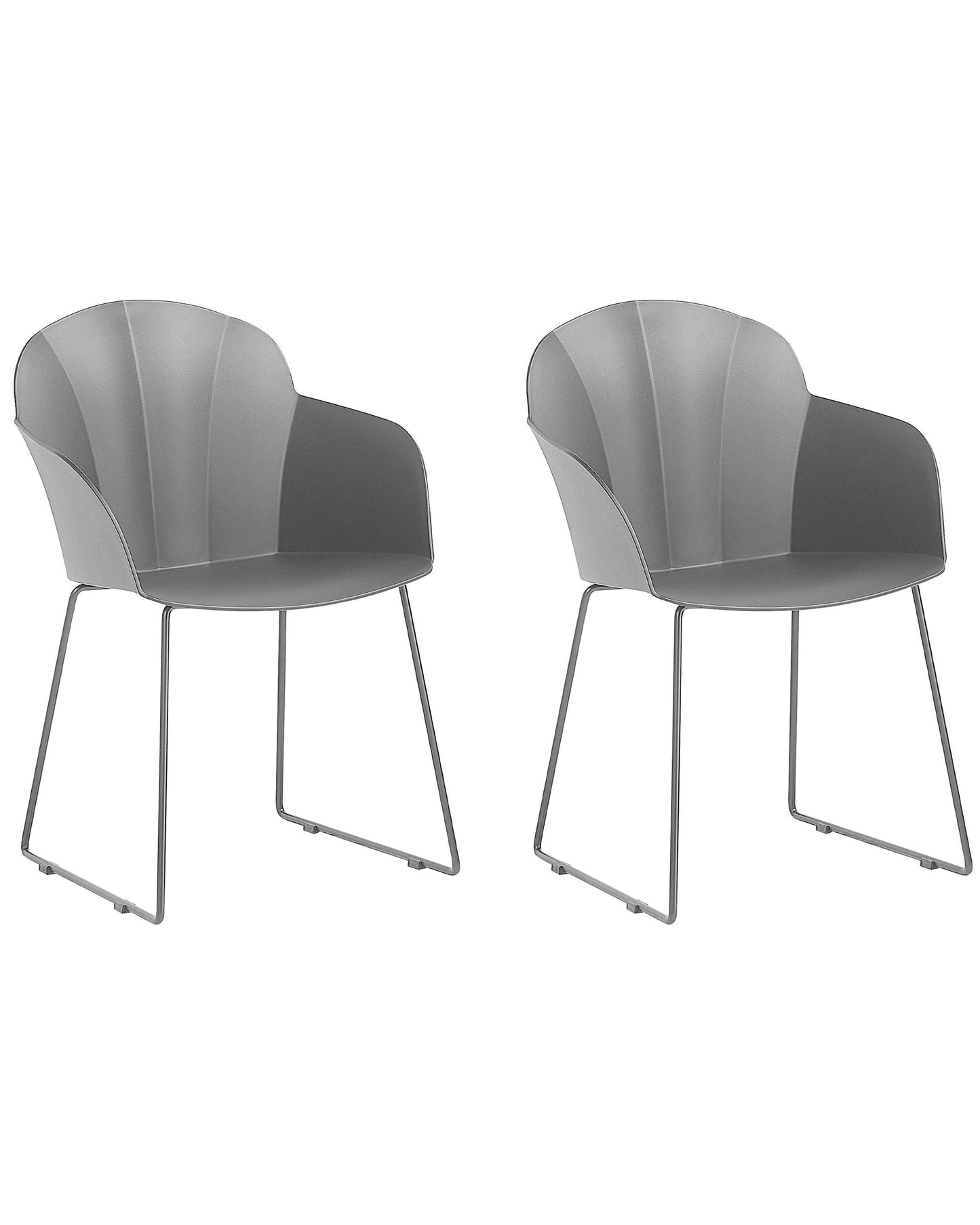 Black Dining Chairs Set Of 2 With Synthetic Upholstery And Black Metal Legs Modern Formed Back