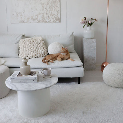 Copper Floor Lamp 158cm Glossy Round Shade