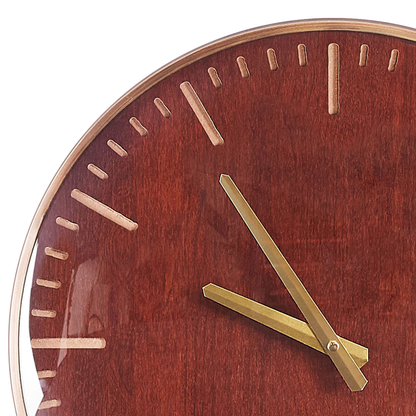 Timely Wall Clock Multicolour Distressed Iron Frame Fan Design 60cm