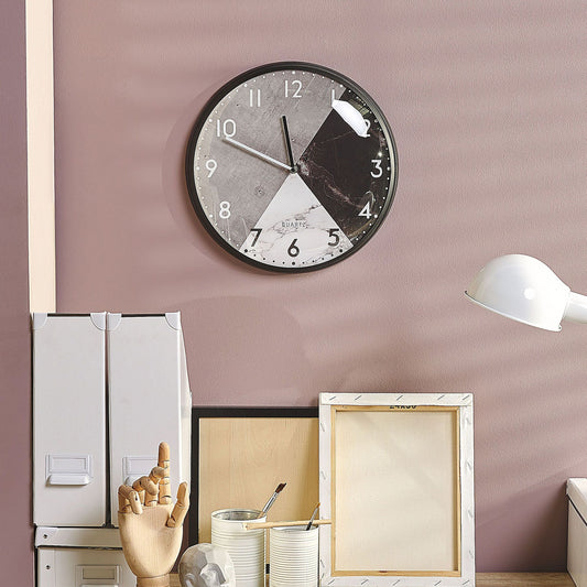 Timely Multicolour Open Face Wall Clock 33cm Retro Country Design