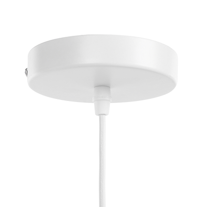 Bamboo Pendant Lamp Oval Shade Light Brown Ceiling Light