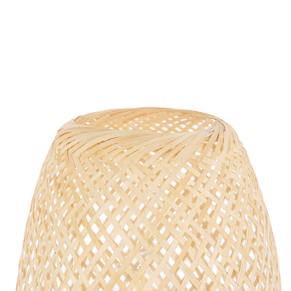 Table Lamp 30cm Light Brown Boho Style Ambient Lighting for Home Decor