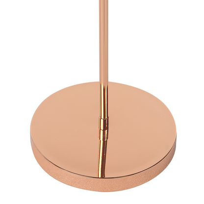 Floor Lamp Industrial Copper Gloss Finish Exposed Bulb