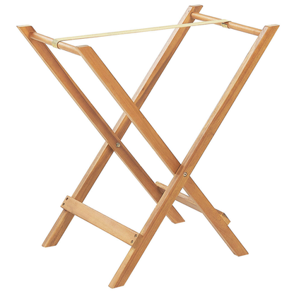 Outdoor Tea Table Light Brown Acacia 68 x 45 Foldable Tray