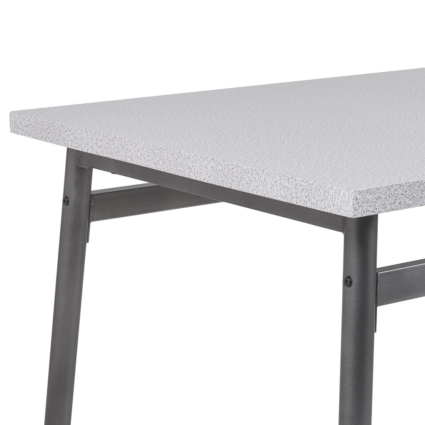 Dining Set 110 x 70cm Grey Table 4 Chairs Modern