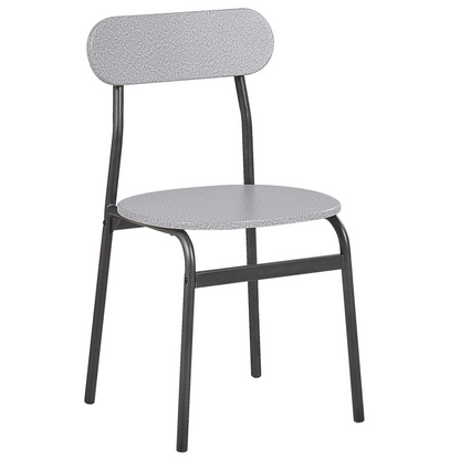 Dining Set 110 x 70cm Grey Table 4 Chairs Modern
