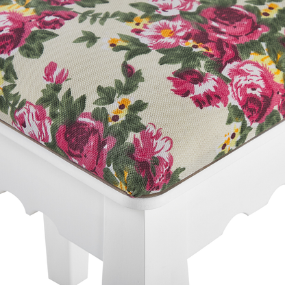 Dressing Table White Retro Drawer Set