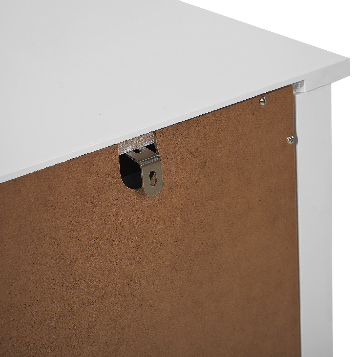 White Chest Of Drawers 6 Drawer Sideboard 75 by 130cm Modern French Style