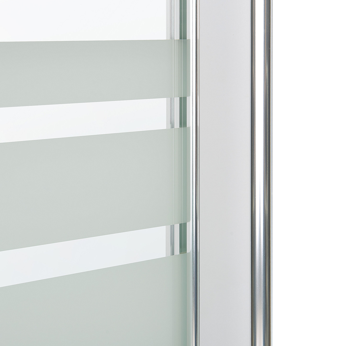 Shower Bath Screen Doors 140 x 120cm Adjustable Frosted Glass