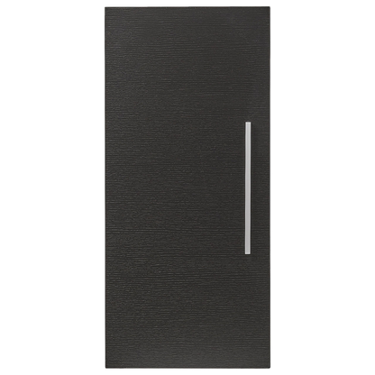 Black Bathroom Cabinet 88 x 40 x 35cm Modern