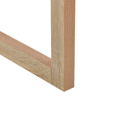 White Wood Desk 110 x 50cm With Spacious Drawer Minimalist