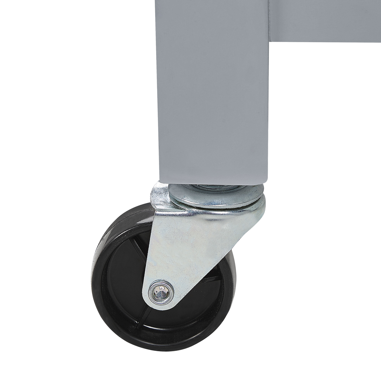 ScandiHome Kitchen Trolley Grey MDF Pine Wood Storage Cabinet Castors