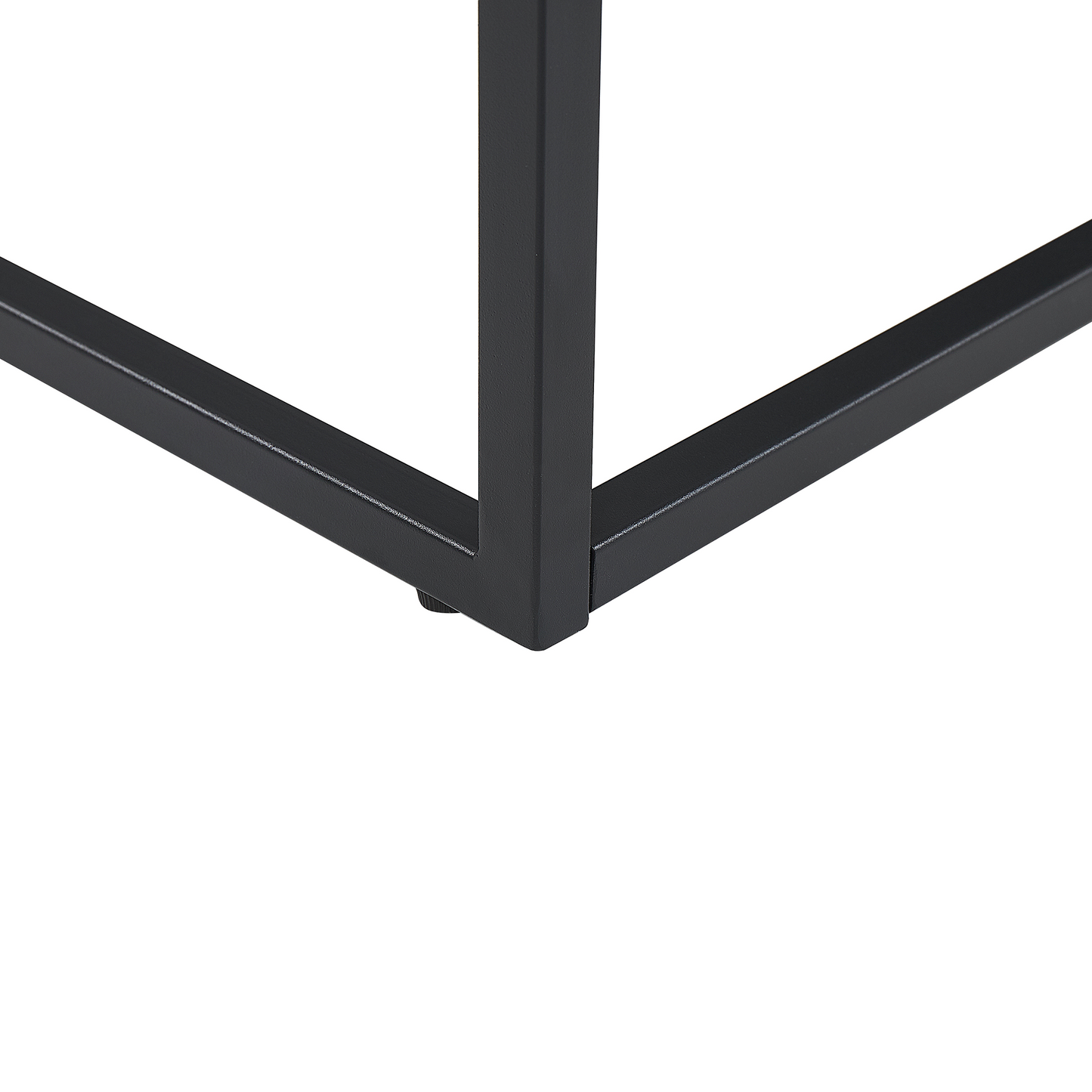 Era Black Marble Effect Coffee Table Industrial Glam 100 x 60cm