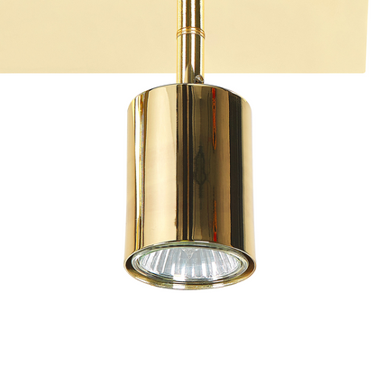 Gold 4 Light Matte Ceiling Lamp Shades Adjustable Industrial